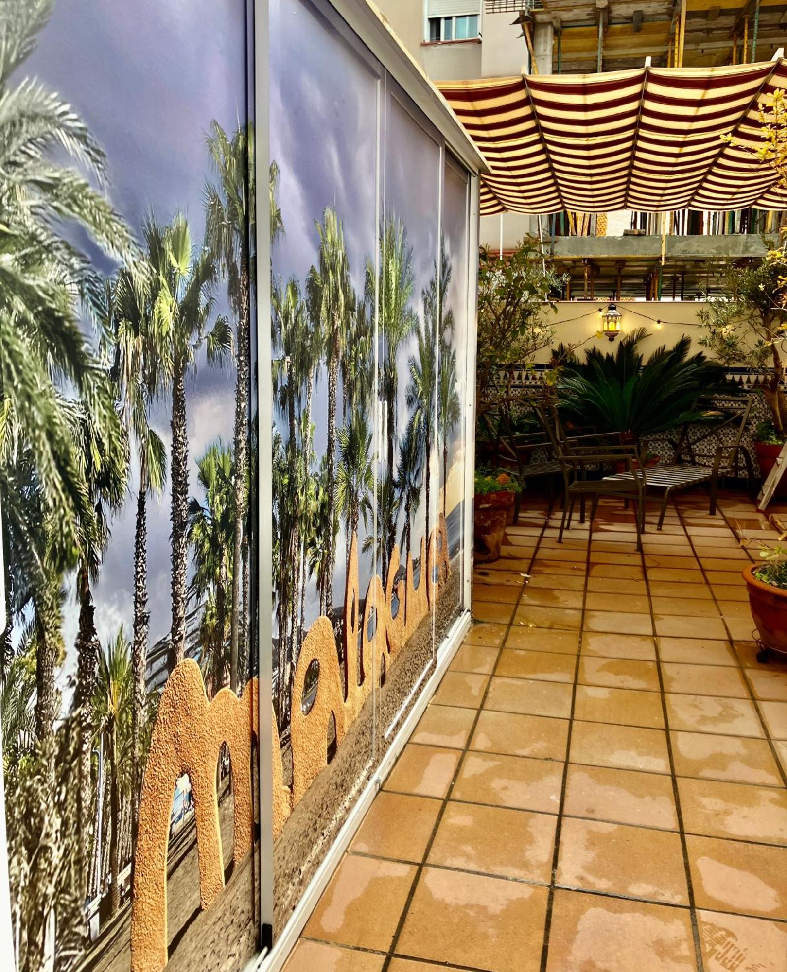 Maravilloso Apartamento Centrico De 70M2, Jardin Propio 40M2 Con Piscina Para Ninos Y Parking Opcional Màlaga Exteriér fotografie