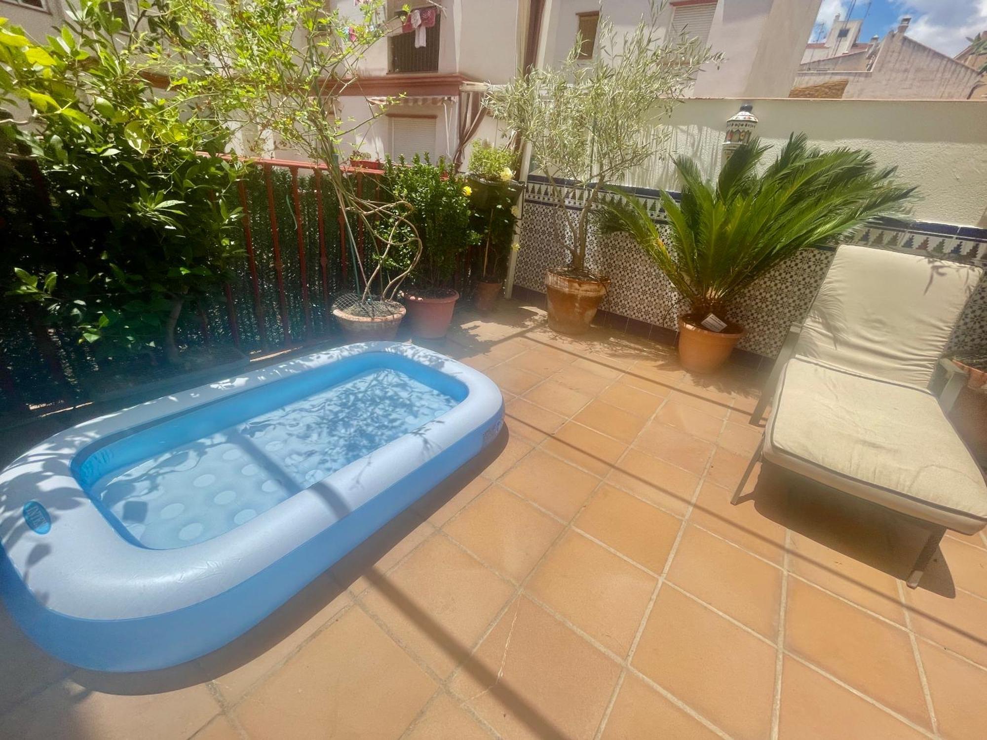 Maravilloso Apartamento Centrico De 70M2, Jardin Propio 40M2 Con Piscina Para Ninos Y Parking Opcional Màlaga Exteriér fotografie